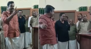 തോന്ന്യാസം കാണിച്ചാല്‍ കത്തിക്കും; വനം വകുപ്പ് ഓഫീസില്‍ അഴിഞ്ഞാടി സിപിഎം യുവ എംഎല്‍എ