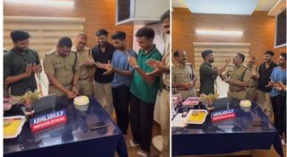 സ്റ്റേഷനിലെ പിറന്നാൾ വേറിട്ട അനുഭവമായി; സിഐക്ക് സ്ഥലംമാറ്റം