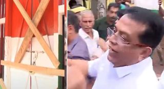 കോണ്‍ഗ്രസ് ഓഫീസ് പിടിച്ചെടുത്ത് ചുവപ്പ് പെയിന്റ് അടിക്കാന്‍ ശ്രമം; നേതാവിന്റെ രാഷ്ട്രീയമാറ്റം കോട്ടായിയില്‍ സംഘര്‍ഷമായി