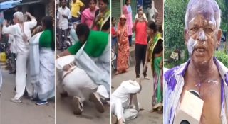 മുതിർന്ന സിപിഎം നേതാവിനെ സ്ത്രീകൾ തെരുവിലിട്ട് തല്ലിയിട്ട് ചോദിക്കാനാരുമില്ല!! നടപടിയെടുക്കാൻ ബംഗാൾ പോലീസിനും വയ്യ