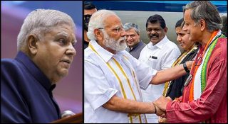 ധന്‍കറിന്റെ രാജി ശശി തരൂരിന് വേണ്ടിയെന്ന് അഭ്യൂഹങ്ങള്‍; സ്ഥിരീകരണമില്ലാത്ത പ്രചരണം; വിശ്വപൗരന്‍ ഉപരാട്ഷ്രപതി പദവിയിലേക്കോ?