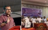 സംഘടകർ നൽകിയ ബൊക്കെ തിരികെ നൽകി മന്ത്രി; പെട്ടത് കുത്തനൂർ പഞ്ചായത്ത് ഭരണസമിതി