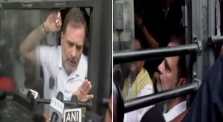 ‘വോട്ട് അട്ടിമറി ആരോപണം’ കത്തിക്കയറുന്നു; പ്രതിപക്ഷ എംപിരുടെ മാർച്ചിൽ സംഘർഷം