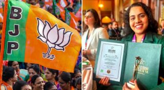 ആര്യ രാജേന്ദ്രന് ലഭിച്ച അവാർഡ് തട്ടിപ്പെന്ന് സംഘ് ഹാൻഡിലുകൾ; നികുതിപണം കൊണ്ട് യുകെയിൽ ചുറ്റിയടിച്ചെന്ന് വാദം