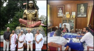 ആര്‍എസ്എസിന്റെ ‘വാട്സാപ്പ് യൂണിവേഴ്‌സിറ്റി’ വിവരങ്ങള്‍ തട്ടിവിട്ട് ഗവര്‍ണര്‍; ശങ്കരാചാര്യരുടെ പടം പോലുമില്ലാത്ത സര്‍വകലാശാല എന്ന കള്ളം പൊളിച്ച് ദ ഹിന്ദു