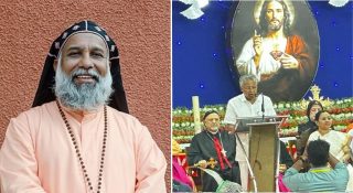 നിലയ്ക്കലിൽ നിന്നും മുഖ്യമന്ത്രി പറന്നിറങ്ങിയത് സഭാ വേദിയിലേക്ക്; പിണറായിയെ പ്രകീർത്തിച്ച് മാർ ക്ലിമ്മിസ്