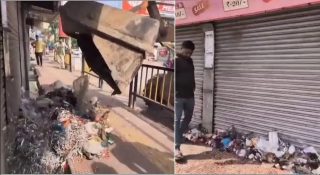കടയിലെ മാലിന്യം റോഡിലെറിഞ്ഞു; അടുത്ത ദിവസം തിരികെ കിട്ടിയത് മാലിന്യക്കൂമ്പാരം; വീഡിയോ വൈറൽ..