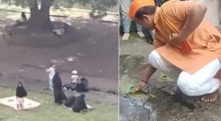 മുസ്ലീം സ്ത്രീകൾ നിസ്‌കരിച്ച സ്ഥലത്ത് ഗോമൂത്രം കൊണ്ട് ശുദ്ധീകരണം; ബിജെപി എംപിയ്ക്കെതിരെ വ്യാപക പ്രതിഷേധം