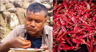 ബ്രേക്ഫാസ്റ്റിന് 10 കിലോ മുളക്; കുളിക്കാൻ സോപ്പിനു പകരം മുളകുപൊടി; യുവാവ് വൈറൽ