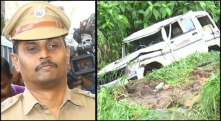 കനത്തമഴയില്‍ നിയന്ത്രണംവിട്ട് പോലീസ് ജീപ്പ് മറിഞ്ഞു; ഡിവൈഎസ്പി ബൈജു പൗലോസിന് ഗുരുതര പരിക്ക്