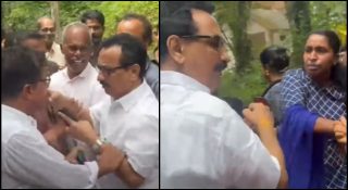 കെപി മോഹനന്‍ എംഎല്‍എയെ കൈകാര്യം ചെയ്ത് നാട്ടുകാര്‍; മാലിന്യപ്രശ്‌നം പരിഹരിച്ചില്ലെന്ന് പരാതി