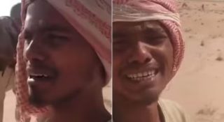 ‘എന്നെ കുടുക്കിയതാണ്, ആരെങ്കിലും ഒന്ന് സഹായിക്കുമോ?’; മരുഭൂമിയിലെ ദുരിത ജീവിതം പുറത്തുവിട്ട് യുവാവ്