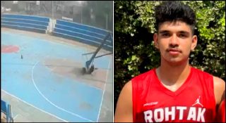 ബാസ്കറ്റ്ബോൾ പോസ്റ്റ് നെഞ്ചിൽ വീണ് ദേശീയ താരം മരിച്ചു; ഞെട്ടിക്കുന്ന സിസിടിവി ദൃശ്യങ്ങൾ പുറത്ത്