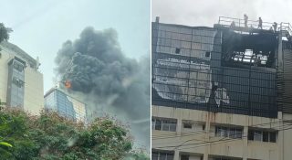 കോഴിക്കോട് ബേബി മെമ്മോറിയല്‍ ആശുപത്രിയില്‍ തീപിടുത്തം; രോഗികള്‍ സുരക്ഷിതന്‍