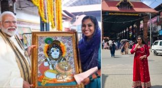 നേരത്തെ പിറന്നാൾ കേക്കും ഇപ്പോൾ റീൽസും; ഗുരുവായൂർ ക്ഷേത്രത്തിൽ വീണ്ടും വിവാദം സൃഷ്ടിച്ച് ജസ്ന സലിം