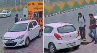 ചാവേർ കാറിനുള്ളിൽ ഇരുന്നത് മണിക്കൂറുകൾ; വാഹനം കൈമാറും മുമ്പേ പുക പരിശോധന; ദൃശ്യങ്ങൾ പുറത്ത്