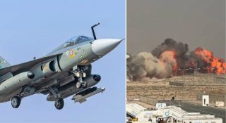 തേജസ് യുദ്ധവിമാനം തകര്‍ന്നു വീണു; പൈലറ്റിന് വീരമൃത്യു; അപകടം ദുബായ് എയര്‍ ഷോയ്ക്കിടെ