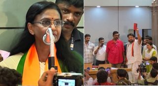 ഭരണഘടനയുമായി യുഡിഎഫ്, ശരണംവിളിയുമായി ബിജെപി; സത്യപ്രതിജ്ഞ ചെയ്തു ജനപ്രധിനിതികൾ