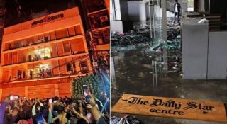 പത്രങ്ങൾ പുറത്തിറങ്ങാത്ത കറുത്ത ദിനം; ബംഗ്ലാദേശിൽ ജേണലിസ്റ്റുകൾ രക്ഷപ്പെട്ടത് തലനാരിഴയ്ക്ക്; നടന്നത് നടുക്കുന്ന കൊള്ളയും തീവയ്പ്പും