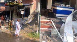 ഗ്യാസ് സിലിണ്ടർ പൊട്ടിത്തെറിച്ച് വൻ അപകടം! രണ്ട് സ്ത്രീകൾ ഉൾപ്പെടെ മൂന്നുപേർക്ക് ഗുരുതര പരിക്ക്