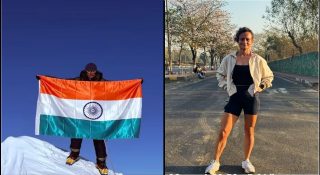 അന്റാർട്ടിക്കയുടെ മുകളിൽ ഇന്ത്യൻ ത്രിവർണ്ണ പതാക! കൊടുമുടി കീഴടക്കി 40കാരി