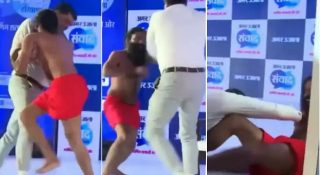 മാധ്യമപ്രവർത്തകനെ ഗുസ്തിക്ക് വെല്ലുവിളിച്ച് ബാബ രാംദേവ്; എതിരാളി ‘പുലിക്കുട്ടി’യാണെന്ന് അറിഞ്ഞത് വൈകി!