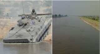 പരിശീലനത്തിനിടെ സൈനിക ടാങ്ക് കനാലിൽ മുങ്ങി സൈനികൻ മരിച്ചു; അപകടം ഇന്ദിരാഗാന്ധി കനാലിൽ