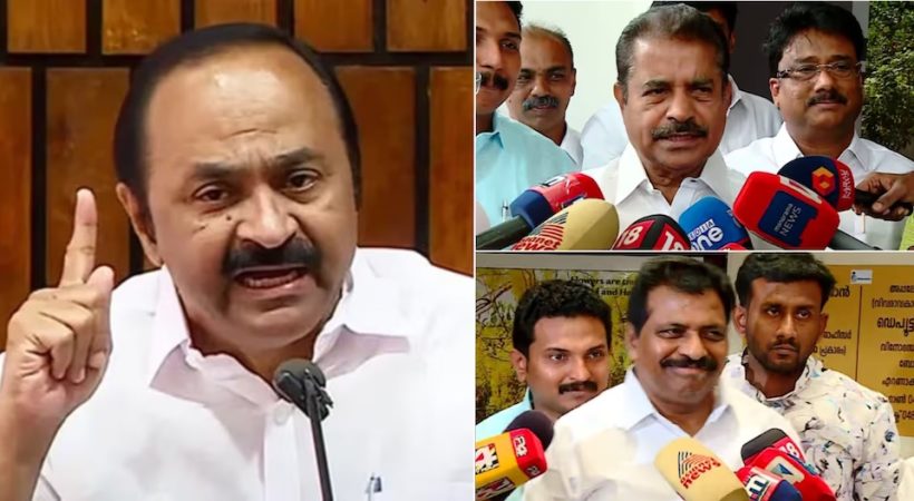 സതീശനെ പിന്തുണക്കാൻ ആർക്കും ധൈര്യമില്ല; സാമുദായനേതാക്കളുടെ അധിക്ഷേപത്തിൽ ഉരുണ്ടുകളിച്ച് നേതാക്കൾ