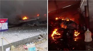 റെയിൽവേ സ്റ്റേഷനിലെ തീപിടിത്തിൽ സ്റ്റേഷൻ മാസ്റ്റർക്ക് നോട്ടീസ്; കത്തിയമർന്നത് 500ലേറെ ബൈക്കുകൾ