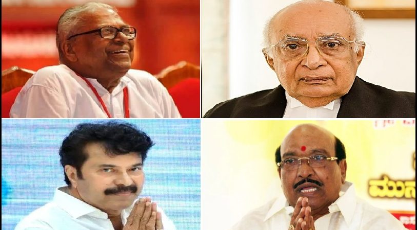 വിഎസ് അടക്കം മൂന്നുപേർക്ക് പത്മവിഭൂഷൺ; മമ്മൂട്ടിക്കും വെള്ളാപ്പള്ളിക്കും പത്മഭൂഷൺ; കേരളത്തിന് അഭിമാനം