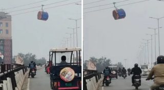 വാരണാസി റോപ്‌വേ ആടിയുലയുന്നു? പ്രചരിക്കുന്ന വീഡിയോ വ്യാജമെന്ന് കേന്ദ്രം