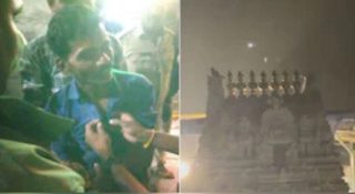 തിരുപ്പതിയിൽ ക്ഷേത്ര ഗോപുരത്തിന് കയറി യുവാവിന്റെ പരാക്രമം; വിശ്വാസികളെ ആശങ്കയിലാക്കി സുരക്ഷാ വീഴ്ച!